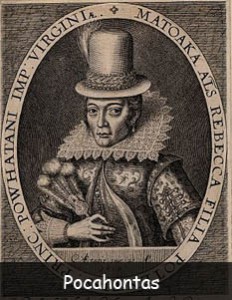 Native American Profiles- Image of Pocahontas