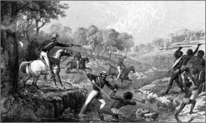 Image of Native Americans and Europeans