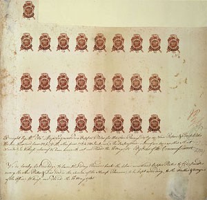 Image of Conflict with the British Stamp Act 1765