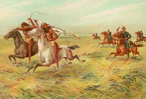Fun facts Puritans- Image of Indian Wars