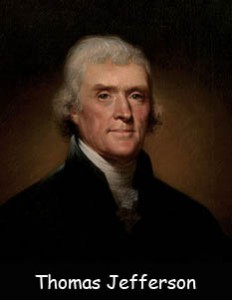 Facts about Declaration of Independence- Image of Thomas Jefferson