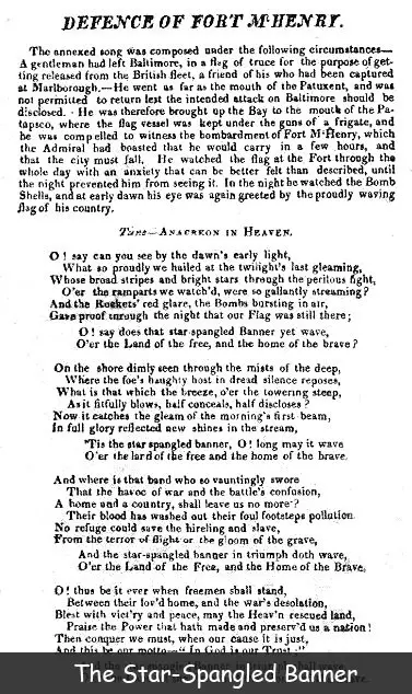 The Star-Spangled Banner