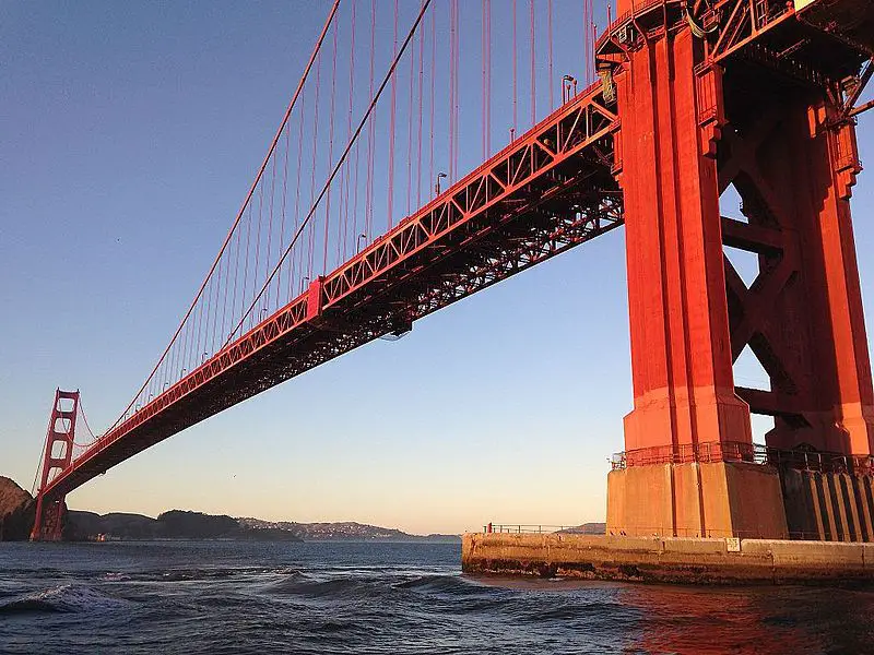 Below Golden Gate Bridge Below Golden Gate Bridge