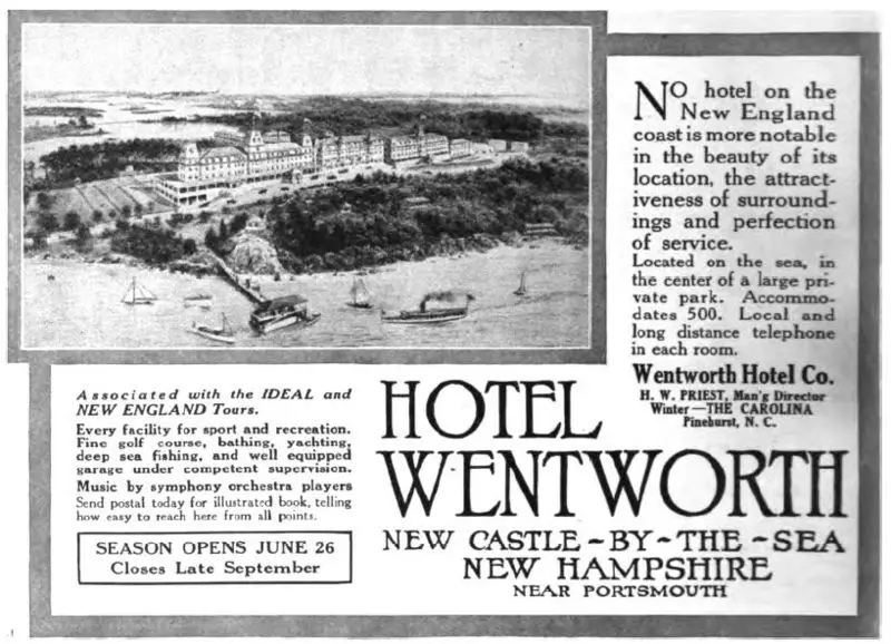 Hotel Wentworth Ad