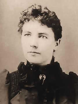 Laura Ingalls Wilder Cropped Sepia