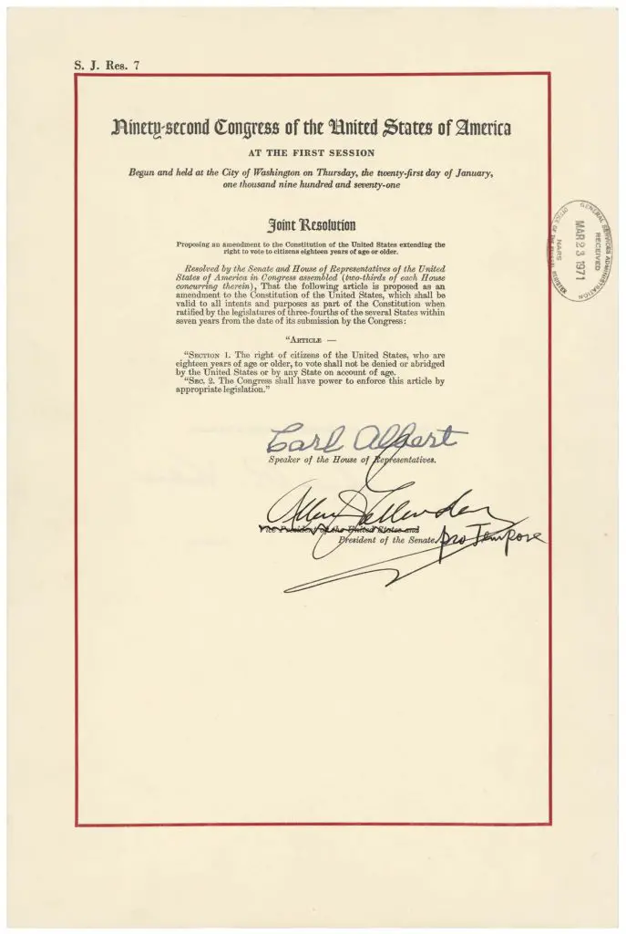 26th Amendment
